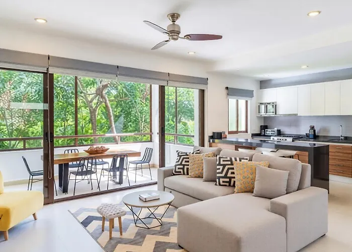 Bright 1 Bd With Private Terrace Near Tulum