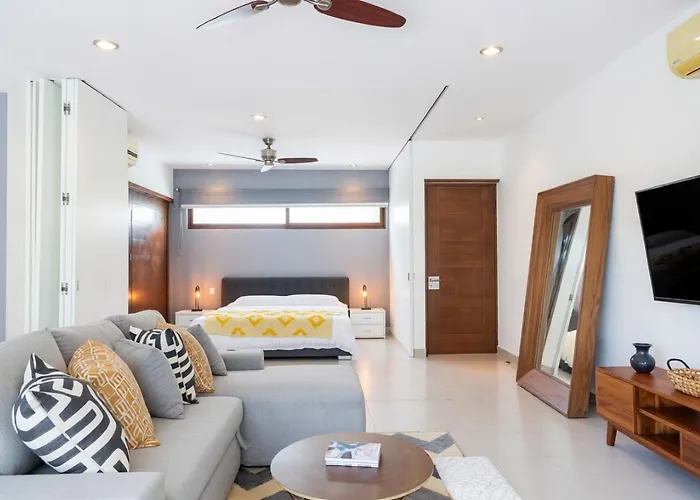 Bright 1 Bd With Private Terrace Near Tulum Akumal