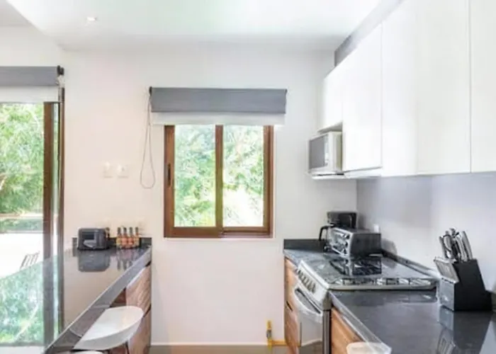 Bright 1 Bd With Private Terrace Near Tulum